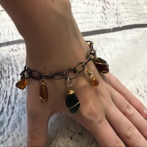 Gorgeous ornate charm bracelet: handmade by me